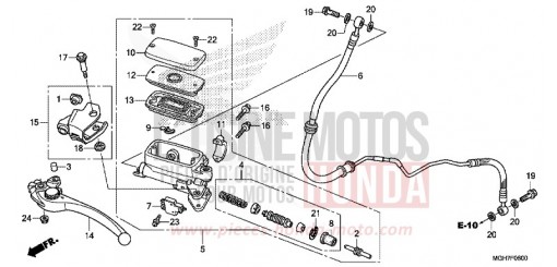 CLUTCH MASTER CYLINDER VFR1200XF de 2015